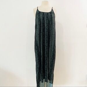 Melissa Odabash animal python print beach maxi dress